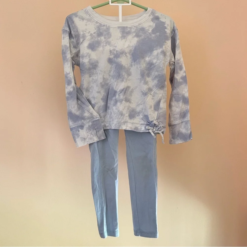 Carter’s Blue Tie-Dye Lounge/Yoga Set | Size 4 | 2 Piece Set